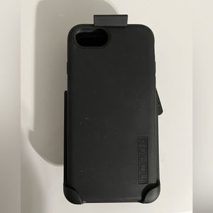 iPhone 7/8 protective holster case with clip